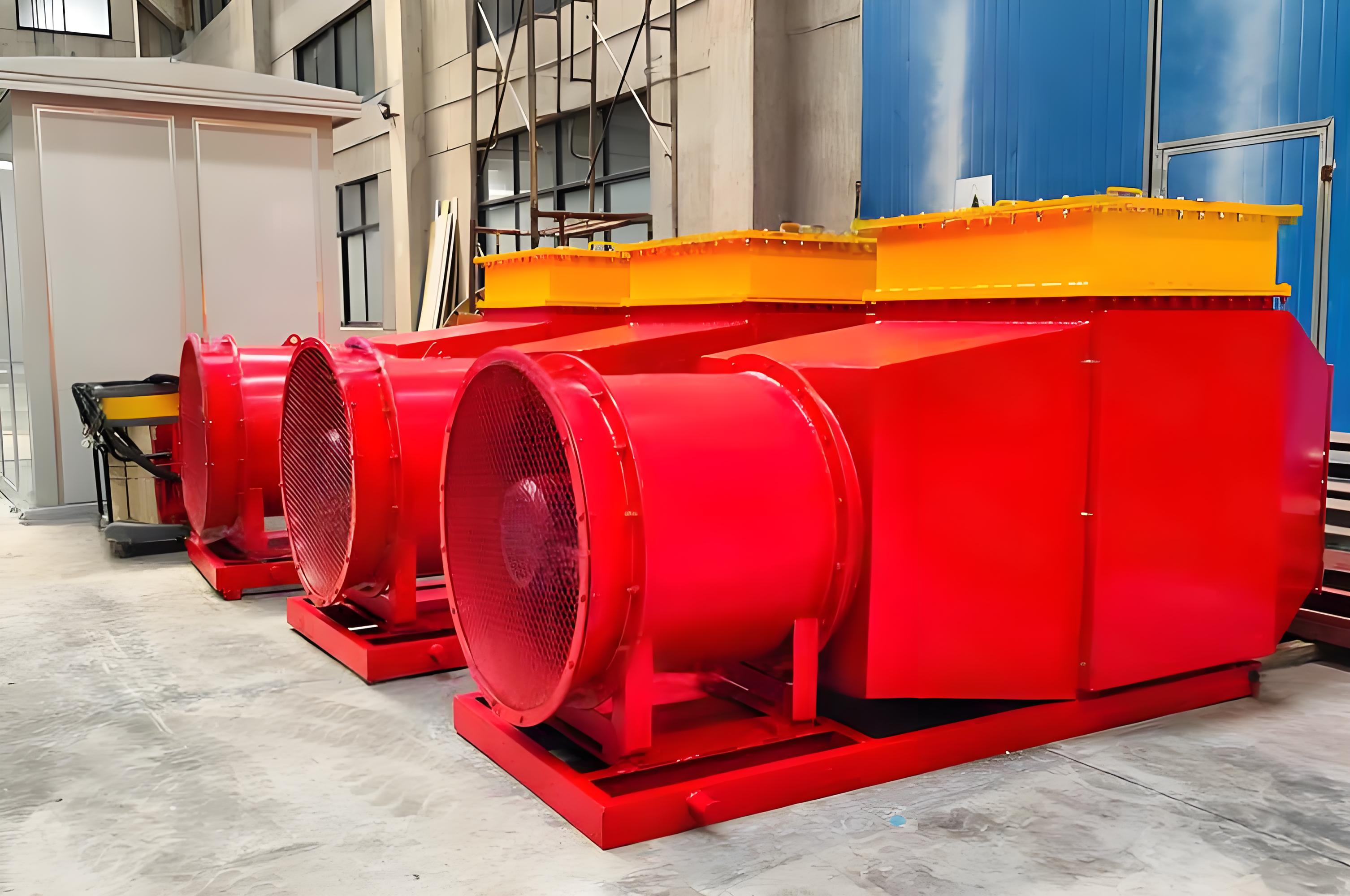 珠海礦用防爆熱風機組